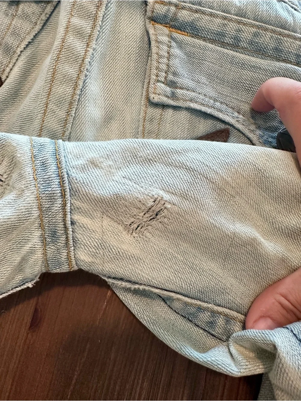 True Religion Vintage Flare Jeans Brown Horseshoe Made in USA